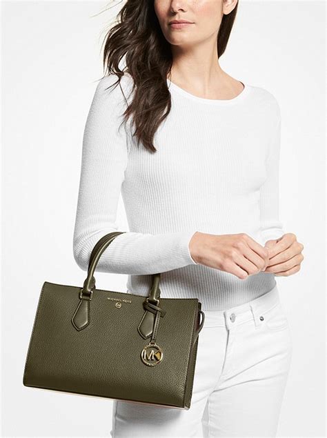 michael kors valerie bag|Valerie Medium Pebbled Leather Satchel .